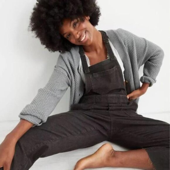 Aerie Werk And Play Corduroy Double D Ring Straps Overalls 30710 - Picture 1 of 11